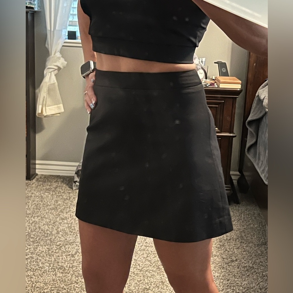 EXPRESS black skater skirt size 4